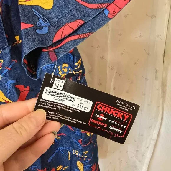 NWT Chucky Good Guys Button Up - Picture 2 of 4